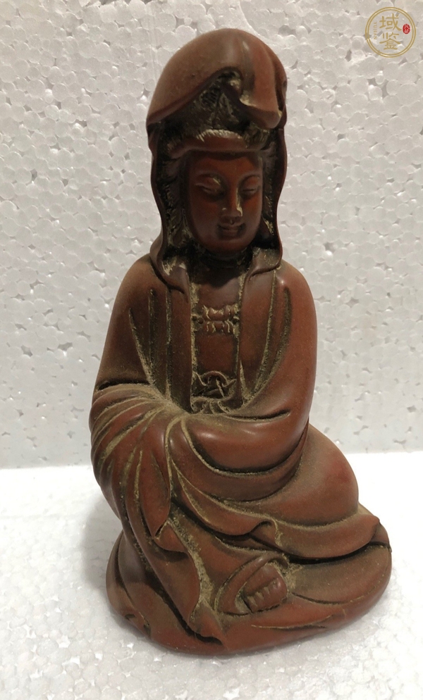 古玩雜項觀音坐像真品鑒賞圖