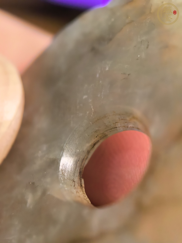 古玩玉器漢代地方玉璧真品鑒賞圖