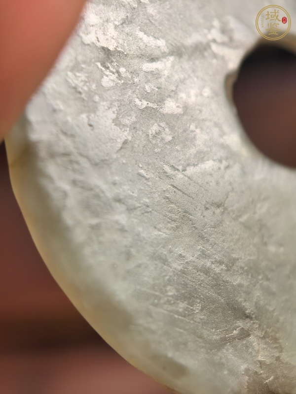 古玩漢代地方玉璧真品鑒賞圖