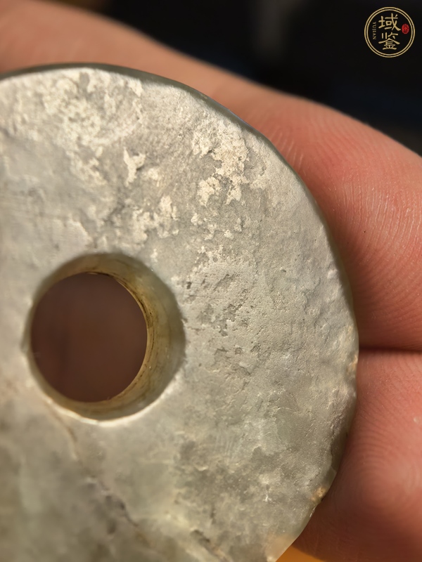 古玩玉器漢代地方玉璧真品鑒賞圖