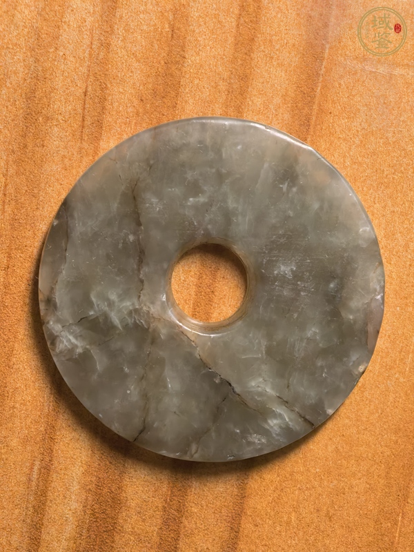 古玩玉器漢代地方玉璧真品鑒賞圖