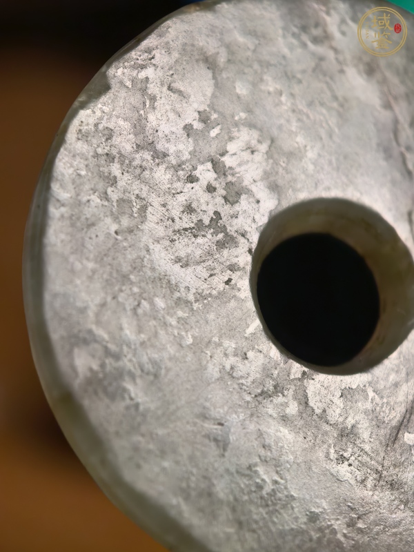 古玩玉器漢代地方玉璧真品鑒賞圖