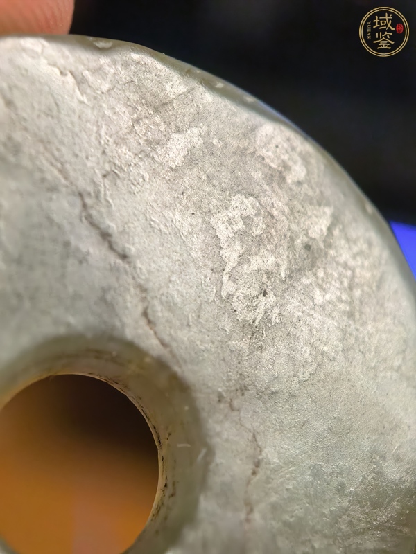 古玩玉器漢代地方玉璧真品鑒賞圖