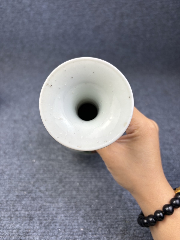 古玩陶瓷粉彩三多紋琵琶瓶拍賣，當前價格4888元