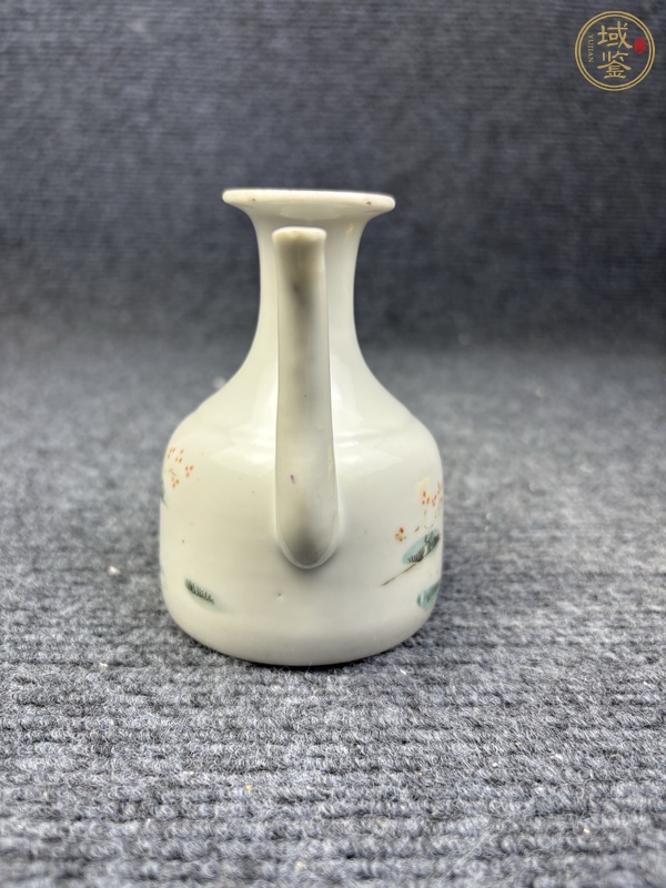 古玩陶瓷粉彩人物故事西廂記酒壺真品鑒賞圖