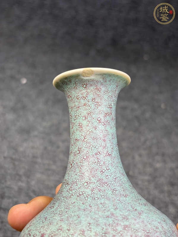 古玩陶瓷爐鈞釉小賞瓶真品鑒賞圖