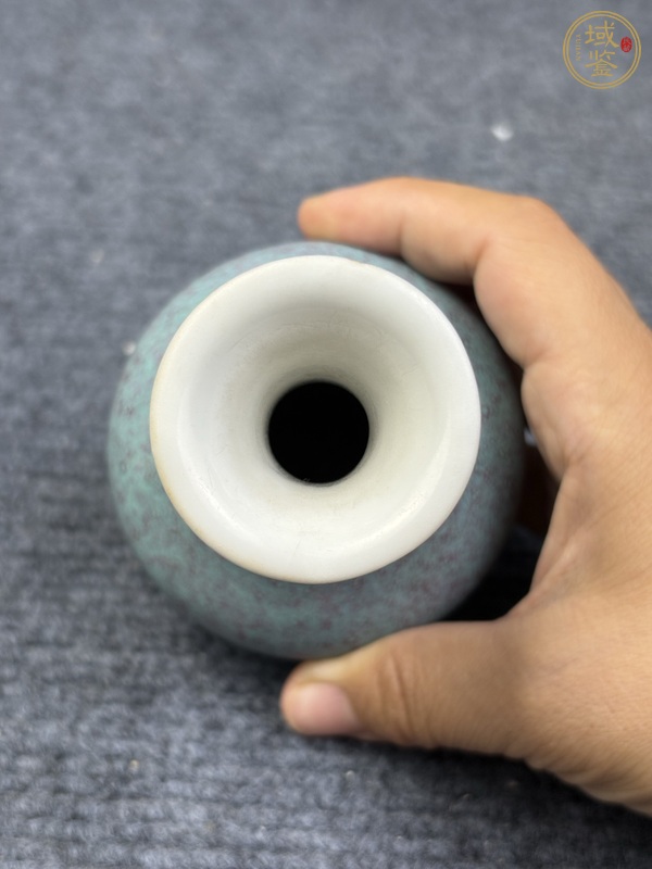 古玩陶瓷爐鈞釉小賞瓶真品鑒賞圖