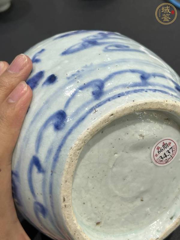 古玩陶瓷青花高士圖罐真品鑒賞圖