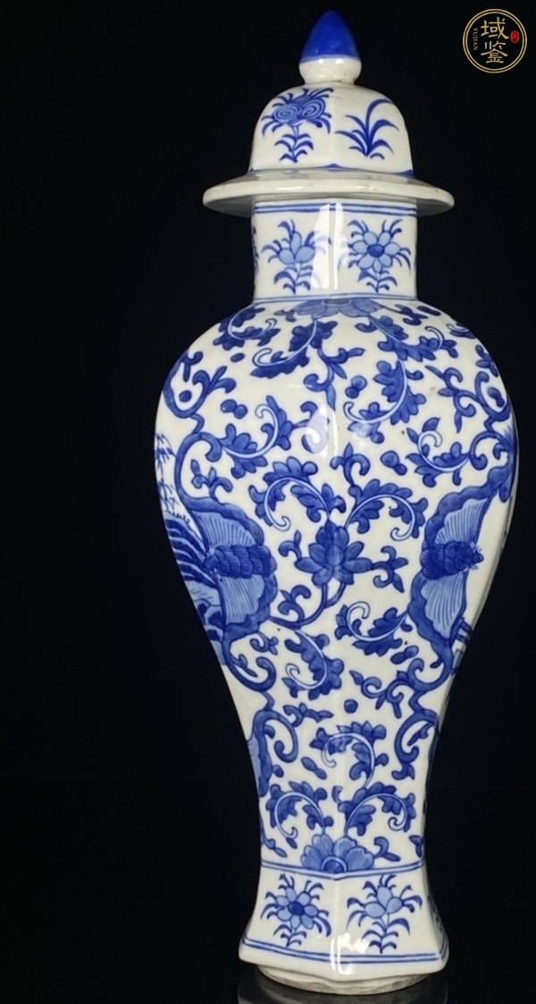 古玩陶瓷青花人物故事紋雞腿瓶真品鑒賞圖