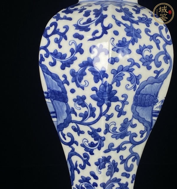 古玩陶瓷青花人物故事紋雞腿瓶真品鑒賞圖