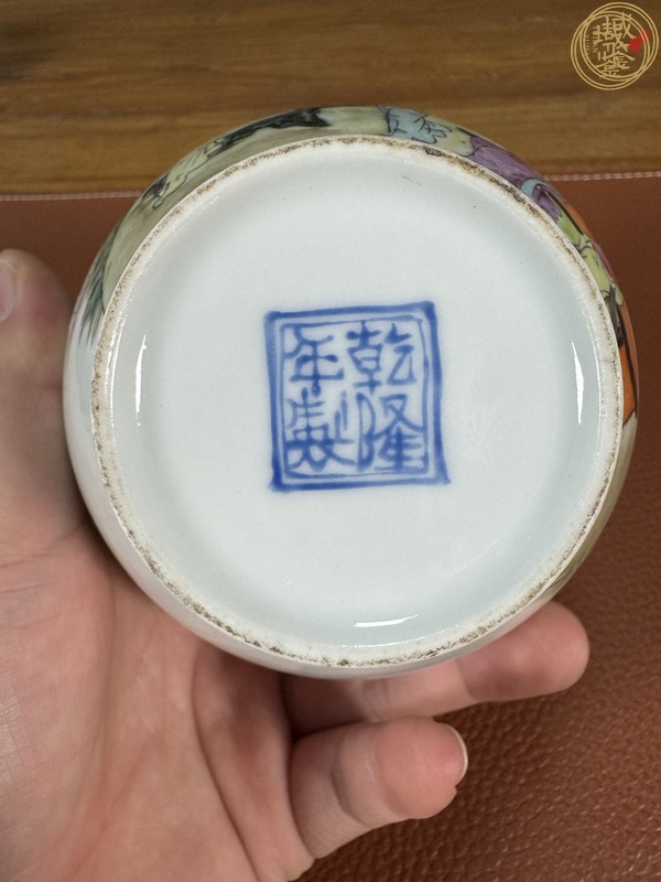 古玩陶瓷粉彩紅樓夢人物故事蓋罐真品鑒賞圖