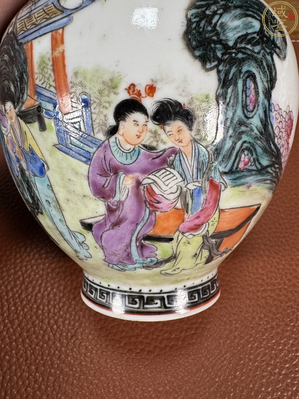古玩陶瓷粉彩紅樓夢人物故事蓋罐拍賣，當(dāng)前價格5000元