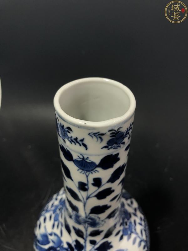 古玩陶瓷青花龍穿花紋長頸瓶拍賣，當前價格3688元