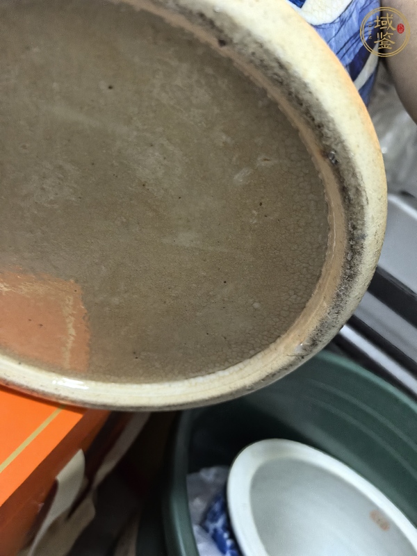 古玩陶瓷哥釉地青花將軍罐真品鑒賞圖