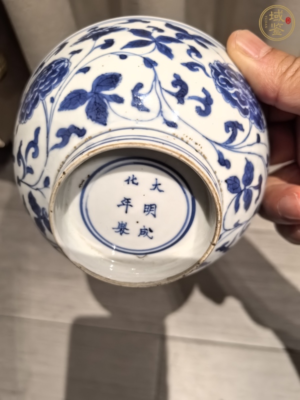 古玩陶瓷康熙青花碗真品鑒賞圖