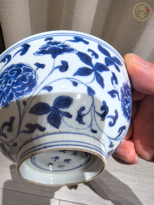 古玩陶瓷康熙青花碗真品鑒賞圖