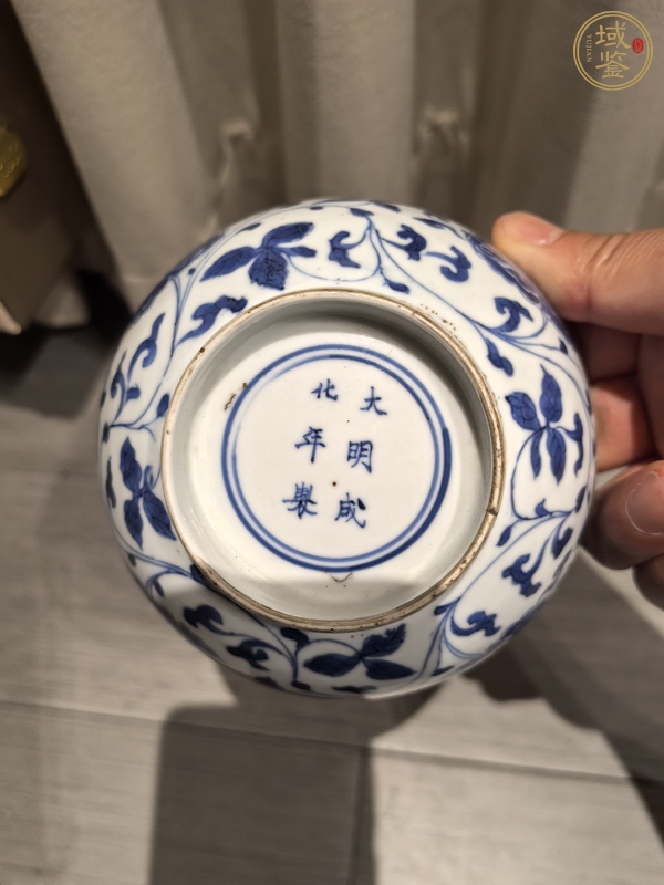 古玩陶瓷康熙青花碗真品鑒賞圖