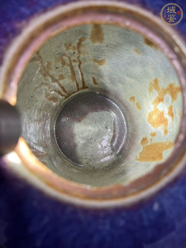古玩陶瓷窯變紅釉冬瓜罐真品鑒賞圖