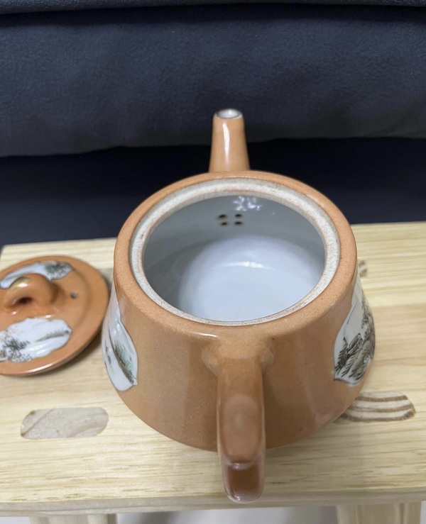 古玩陶瓷色地開光粉彩壺拍賣，當前價格500元
