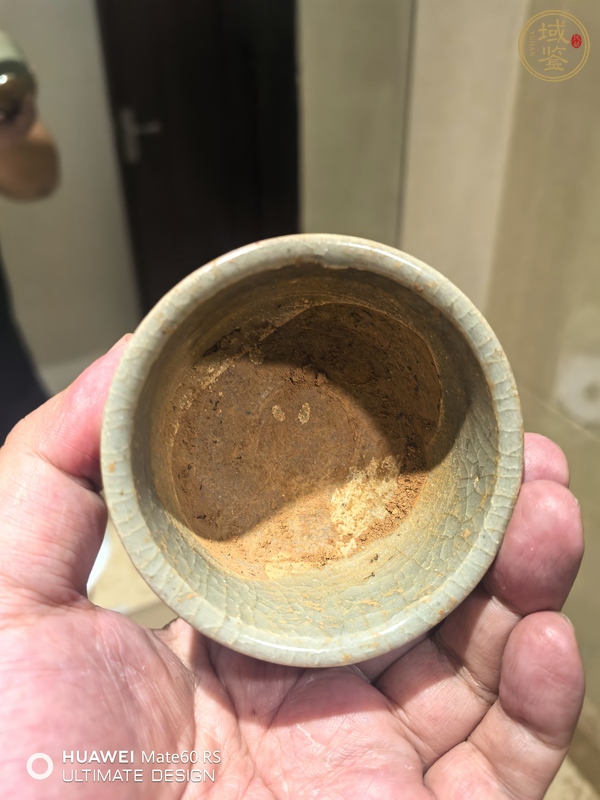 古玩陶瓷龍泉青瓷香爐真品鑒賞圖