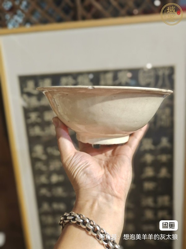 古玩陶瓷哥釉撇口碗真品鑒賞圖