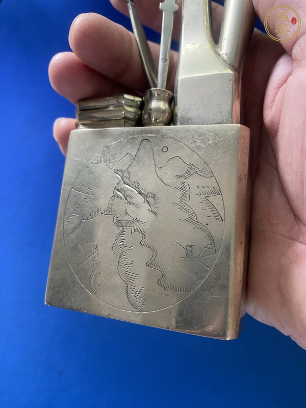 古玩銅器煙斗真品鑒賞圖