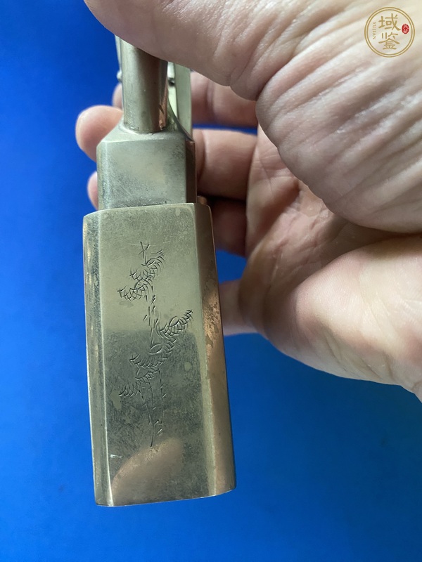 古玩銅器煙斗真品鑒賞圖