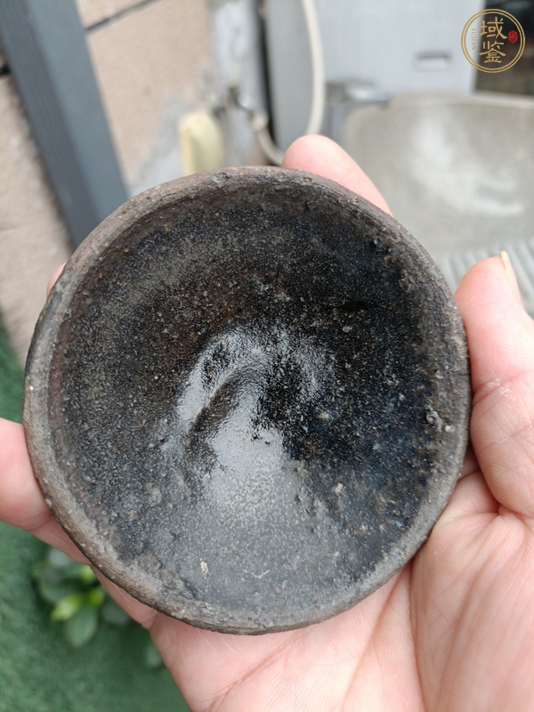 古玩烏金釉茶盞真品鑒賞圖
