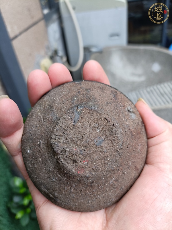 古玩陶瓷烏金釉茶盞真品鑒賞圖