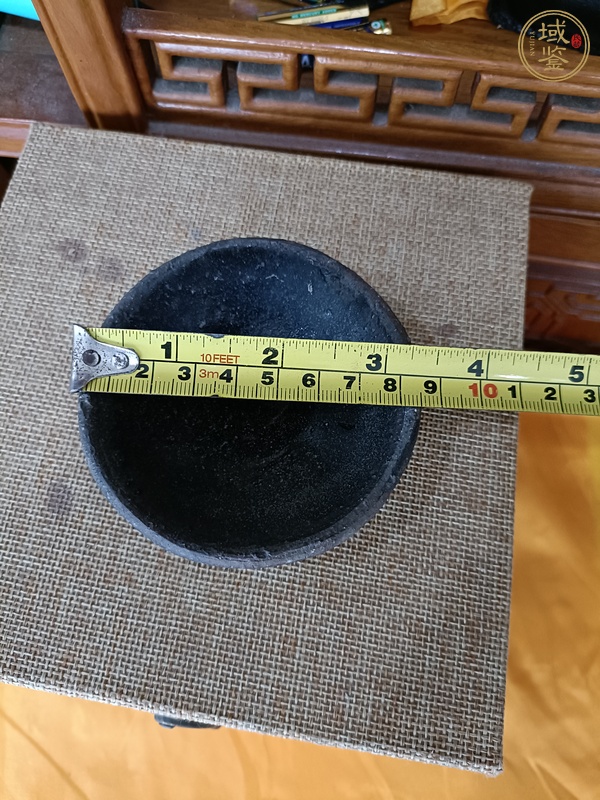 古玩陶瓷烏金釉茶盞真品鑒賞圖