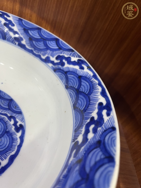 古玩陶瓷赤壁賦青花碗真品鑒賞圖
