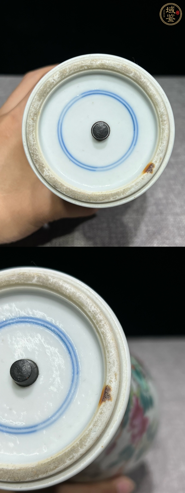 古玩陶瓷粉彩瓶真品鑒賞圖