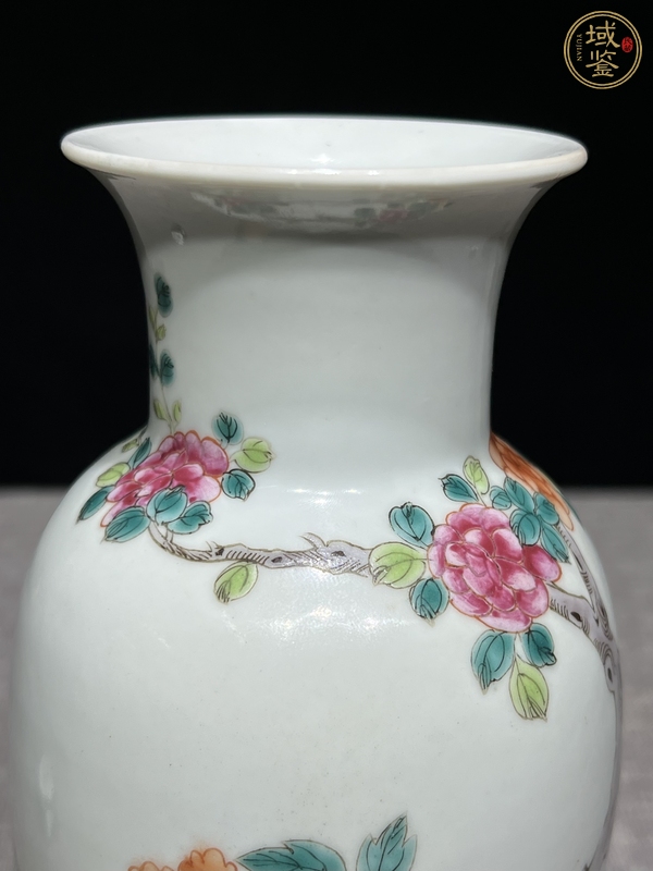 古玩陶瓷粉彩瓶真品鑒賞圖