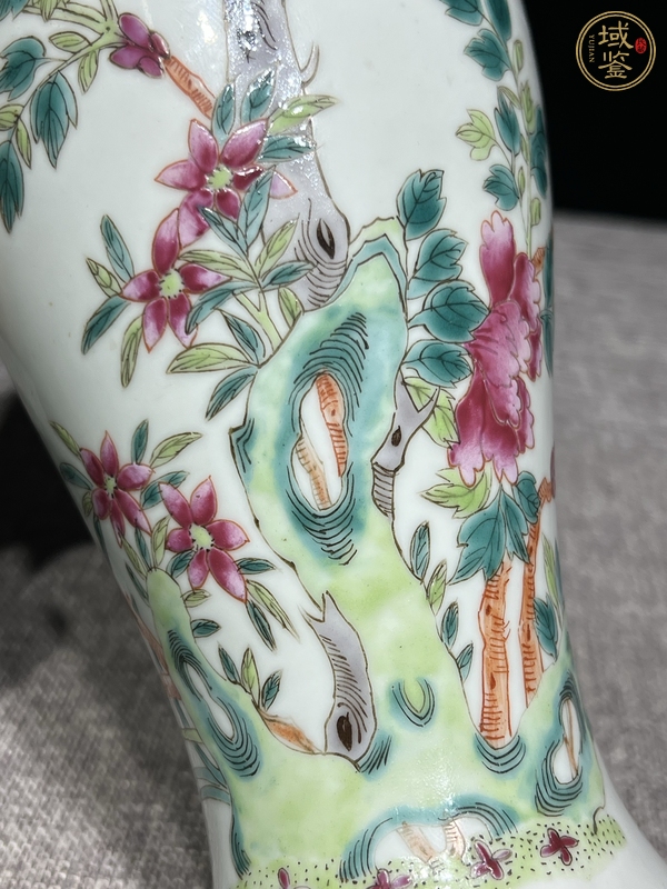 古玩陶瓷粉彩瓶真品鑒賞圖