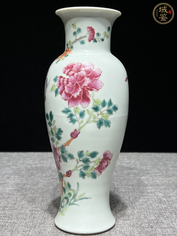 古玩陶瓷粉彩瓶真品鑒賞圖