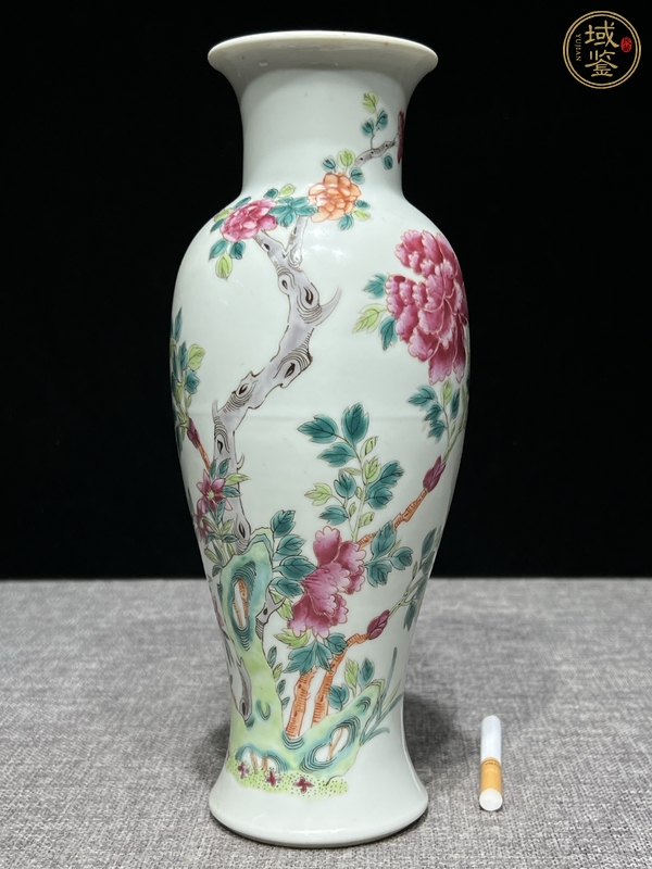 古玩陶瓷粉彩瓶真品鑒賞圖