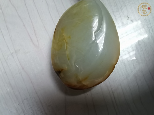 古玩玉器天然和田玉籽料雕件真品鑒賞圖