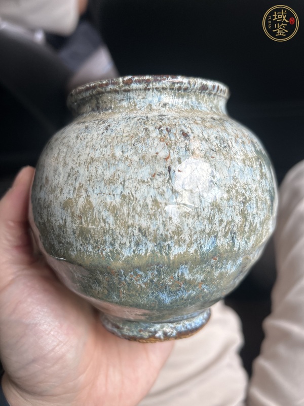 古玩陶瓷鈞釉罐真品鑒賞圖