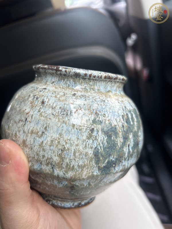 古玩陶瓷鈞釉罐真品鑒賞圖