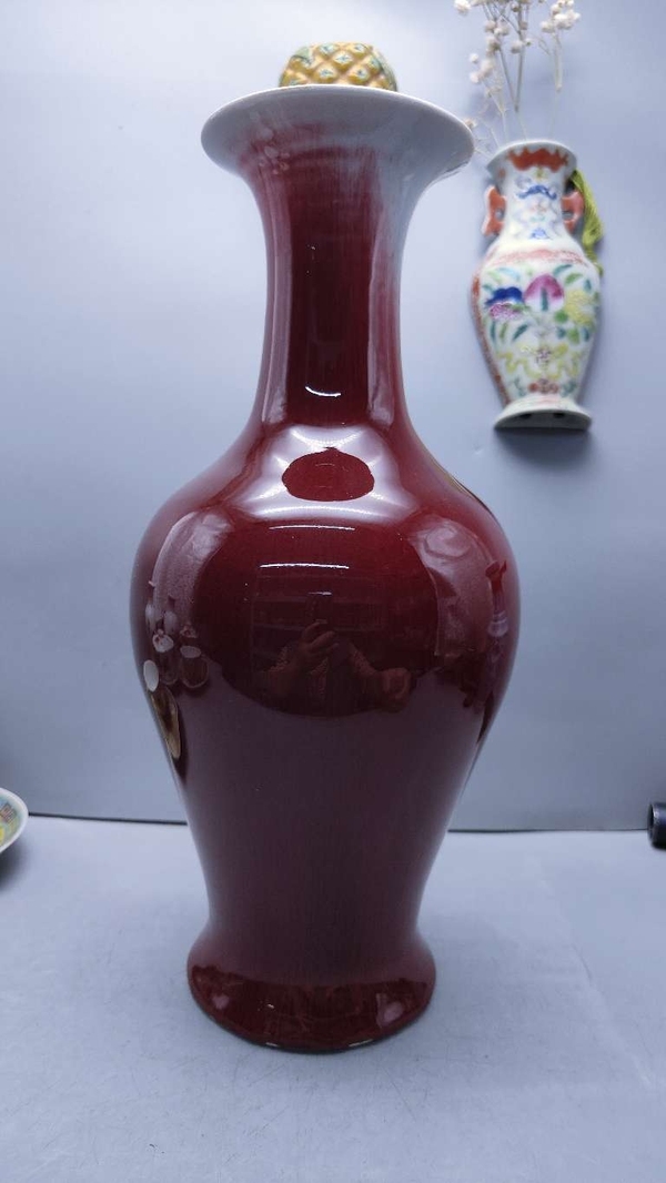 古玩陶瓷觀音瓶拍賣，當(dāng)前價(jià)格900元
