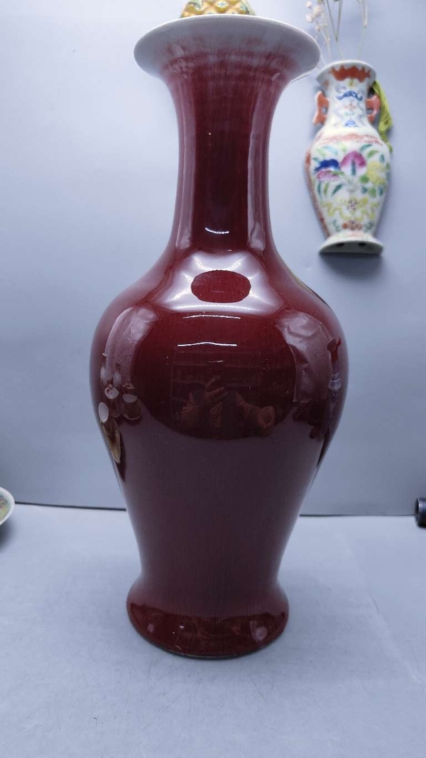 古玩陶瓷觀音瓶拍賣，當(dāng)前價(jià)格900元