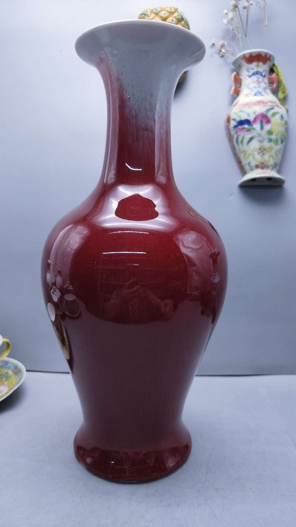 古玩陶瓷觀音瓶拍賣，當(dāng)前價(jià)格900元