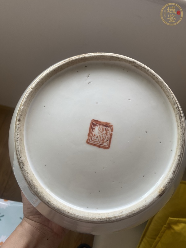 古玩陶瓷粉彩人物故事紋粥罐真品鑒賞圖