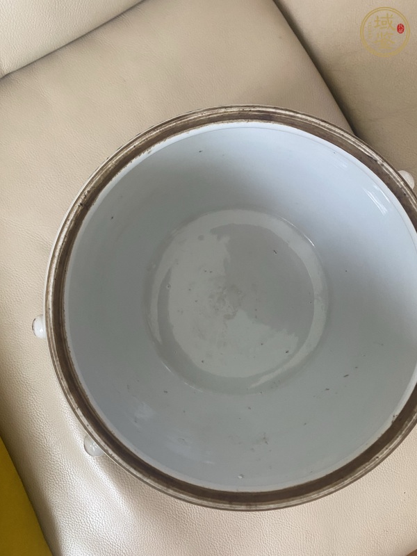 古玩陶瓷粉彩人物故事紋粥罐真品鑒賞圖