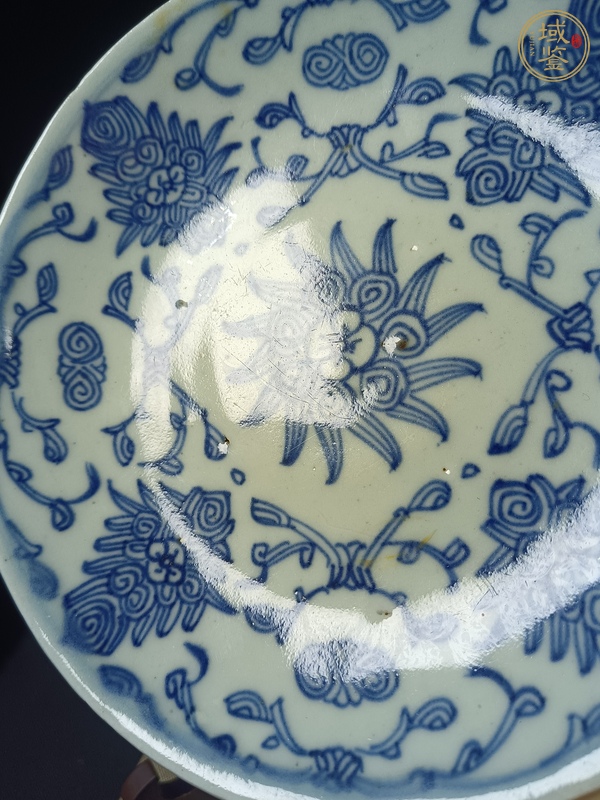古玩陶瓷青花盤真品鑒賞圖