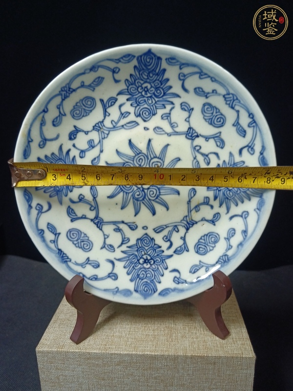 古玩陶瓷青花盤真品鑒賞圖