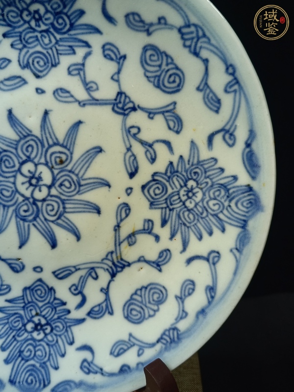 古玩陶瓷青花盤真品鑒賞圖