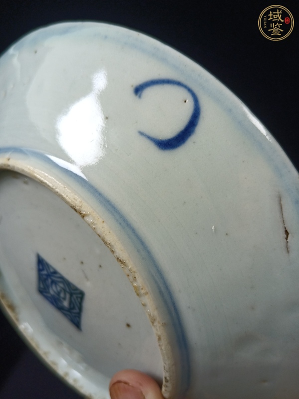 古玩陶瓷青花盤真品鑒賞圖