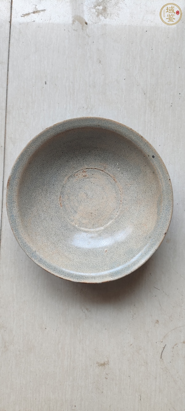 古玩陶瓷青白釉折沿碗真品鑒賞圖