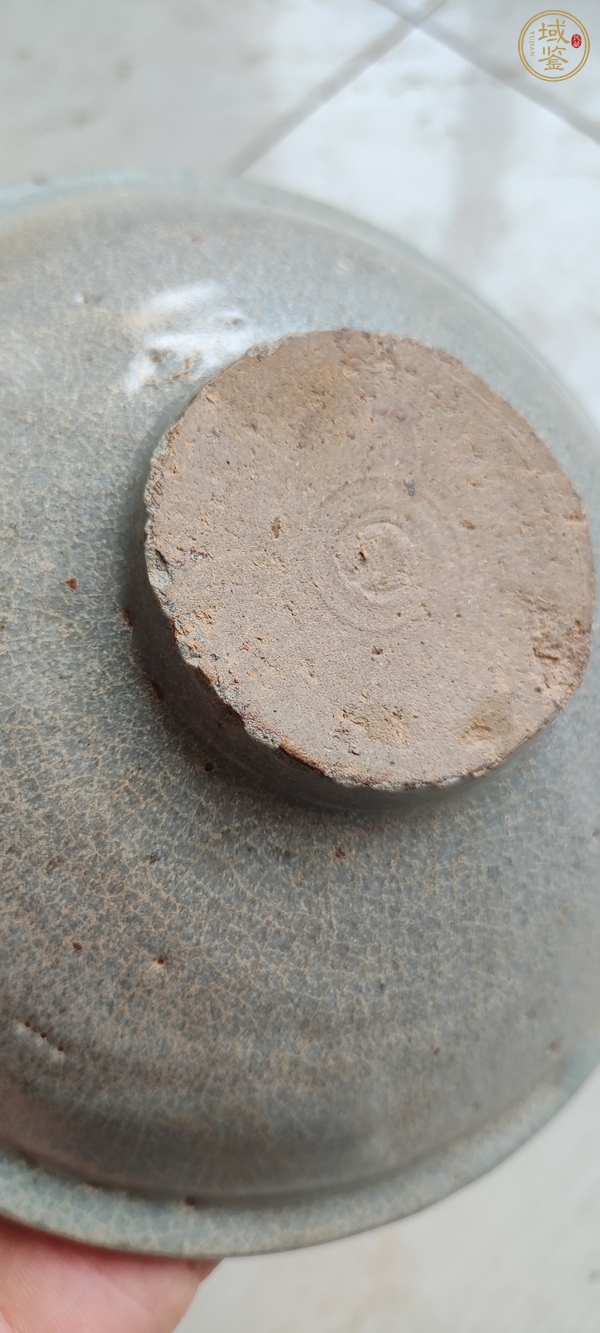 古玩陶瓷青白釉折沿碗真品鑒賞圖